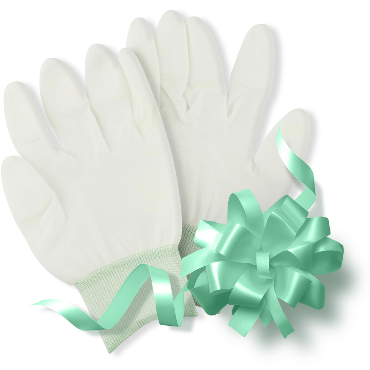 Больше ткани — больше бонусов! От 5 метров ткани - перчатки в подарок!