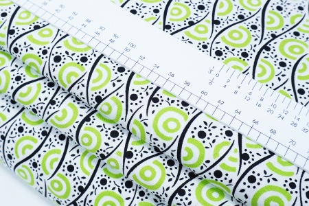 Ткань 100% хлопок [trio-c5671 kiwi]