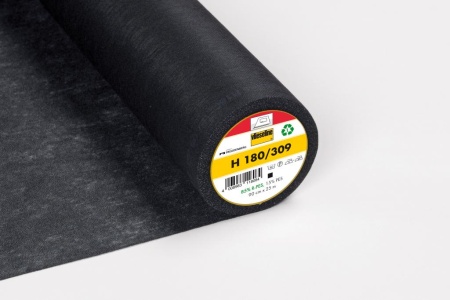 Флизелин клеевой H180, черный