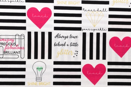 Ткань 100% хлопок [SC6660-BLACK]