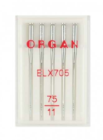 Иглы для плоскошовных машин №75, 5шт Иглы для плоскошовных машин №75, 5шт