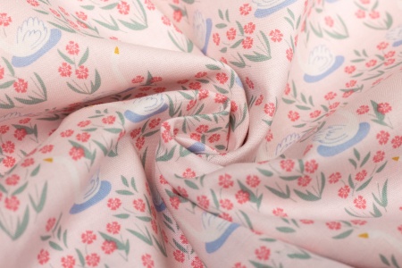 Ткань 100% хлопок [C8823-LTPINK]