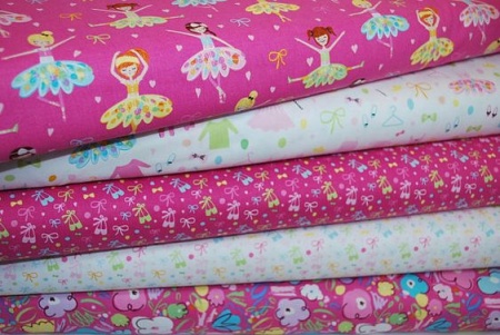 Ткань 100% хлопок [C6951-PINK]