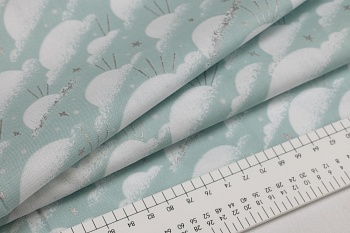 Ткань 100% хлопок [SC8685-MINT]