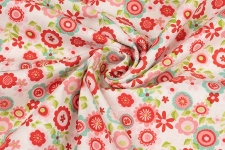 Ткань 100% хлопок [C6942-WHITE]