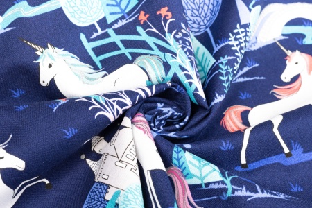 Ткань 100% хлопок [SC8200-NAVY]