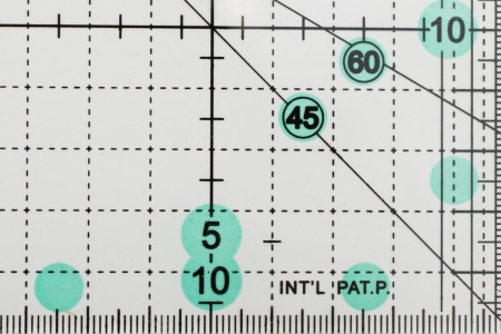 Линейка для пэчворка 60*15см