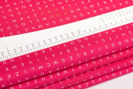 Ткань 100% хлопок [SC6664-PINK]