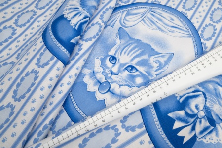 Ткань для лоскутного шитья [CX6343-BLUE-D]