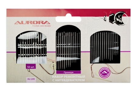 Набор игл ремонтный с нитевдевателем