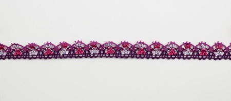 Тесьма кружевная, 18мм, цвет мультиколор, Mauri Angelo (R8849/MC/9) Тесьма кружевная, 18мм, цвет мультиколор, Mauri Angelo (R8849/MC/9)