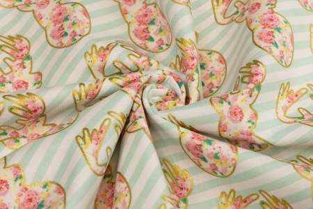 Ткань 100% хлопок [SC6892-MINT]