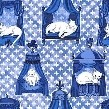 Ткань для лоскутного шитья [CX6296-BLUE-D]