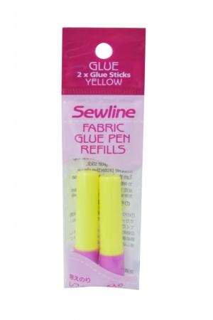 Набор запасных блоков водорастворимого клея, цвет желтый, 2 шт, Sewline