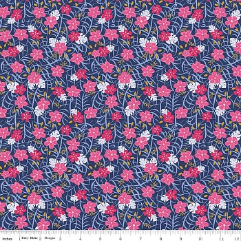 Ткань 100% хлопок [SC7612-NAVY]