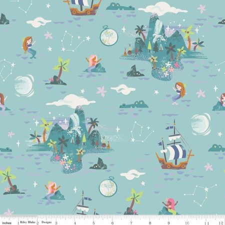 Ткань 100% хлопок [C6572-MINT]