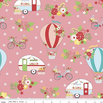 Ткань 100% хлопок [C7270-PINK]