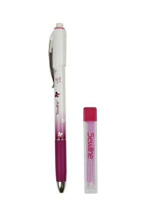 Карандаш для ткани автоматический, розовый