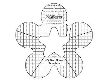 Шаблон Star Flower Template