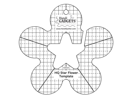 Шаблон Star Flower Template