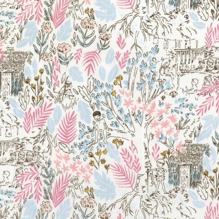 Ткань 100% хлопок [DC7939-BLOM-D]