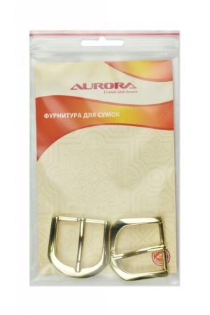 Пряжка  золото, 42*31мм Aurora