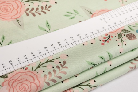 Ткань 100% хлопок [SC8160-MINT]