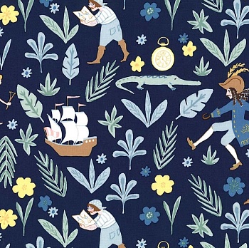 Ткань 100% хлопок [MD7938-MIDN-D]