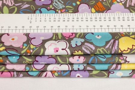 Ткань 100% хлопок [C6952-GRAY]