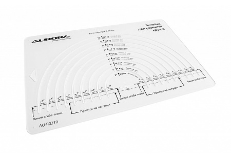 Линейка для нарезки кругов, антискользящая Линейка для нарезки кругов, антискользящая