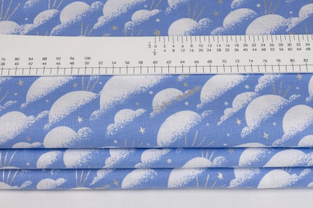 Ткань 100% хлопок [SC8685-BLUE]