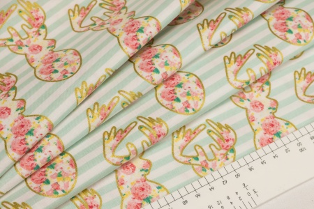 Ткань 100% хлопок [SC6892-MINT]