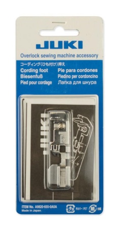 Лапка для оверлока MO-735, 654DE, 644D для вшивания шнура