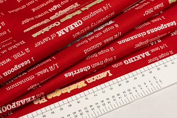 Ткань 100% хлопок [C6981-RED]