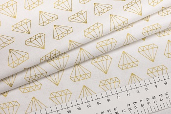 Ткань 100% хлопок [SC6662-GOLD]