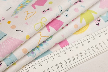 Ткань 100% хлопок [C6951-WHITE]