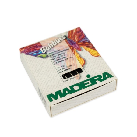 Нить в шпулях Bobbins № 150, 120 м Madeira Нить в шпулях Bobbins № 150, 120 м Madeira