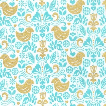 Ткань 100% хлопок [CM7619-TURQ-D]