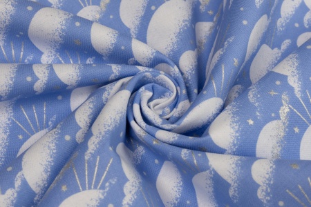 Ткань 100% хлопок [SC8685-BLUE]