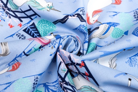 Ткань 100% хлопок [SC8200-PERIWINKLE]