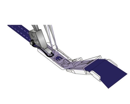 Оверлочная лапка для поясной петли для Bernette Funlock 42 и 48