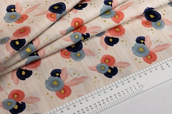 Ткань 100% хлопок [SC8650-CREAM]