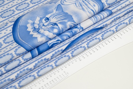 Ткань для лоскутного шитья [CX6343-BLUE-D]