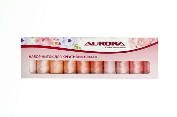 Набор ниток Aurora креативный Роза