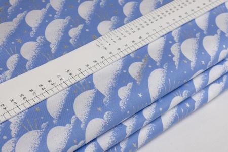 Ткань 100% хлопок [SC8685-BLUE]