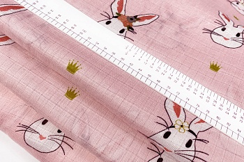 Ткань 100% хлопок [G5770-PINK], муслин