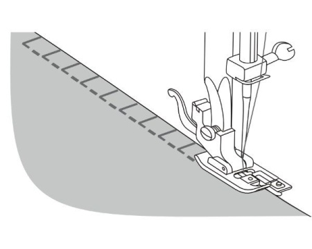 Лапка для шв. маш. оверлочная для Bernette 33 и 35