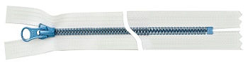 Молния Metalux, однозамковая, голубая, тип5 (20см)