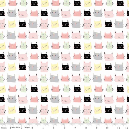 Ткань 100% хлопок [C7841-WHITE]