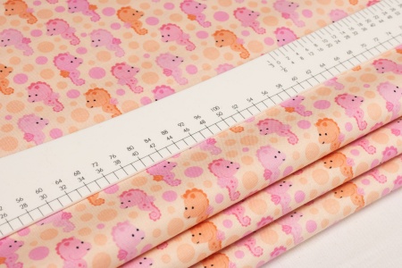 Ткань 100% хлопок [C5964-CORAL]